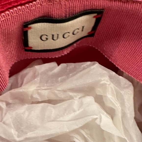 Gucci Papier Wide Brim Hat in Blue Red White. NEW - Picture 14 of 15